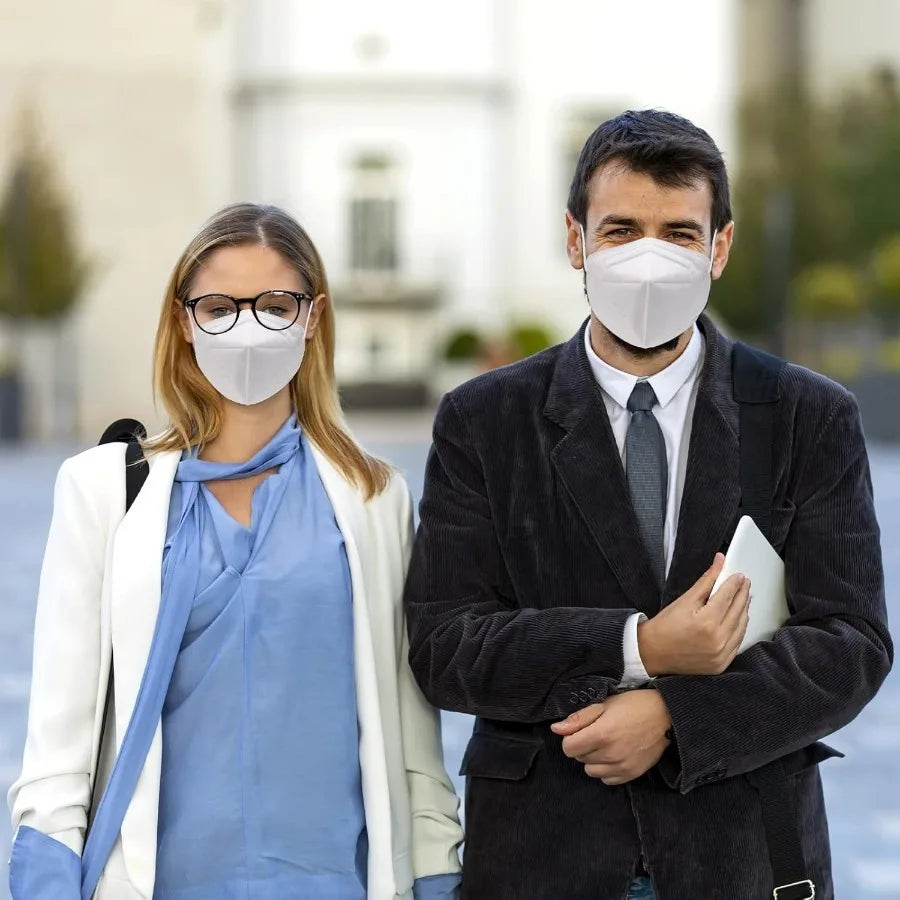 KN95 Face Masks 5-Layer Protective Masks Individually Wrapped Breathable Foldable