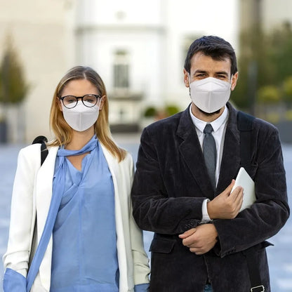 KN95 Face Masks 5-Layer Protective Masks Individually Wrapped Breathable Foldable