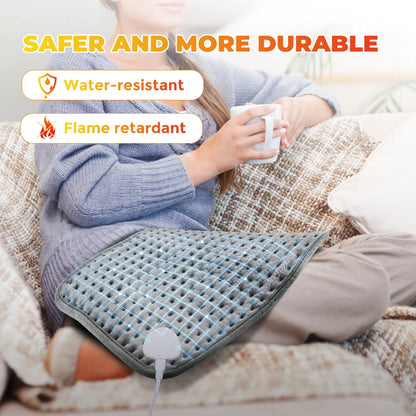 Washable Electric Heating Blanket – Thermal Warmer for Feet, Hands, and Abdomen – Heated Pad Mat for Bed & Sofa (58x29cm)