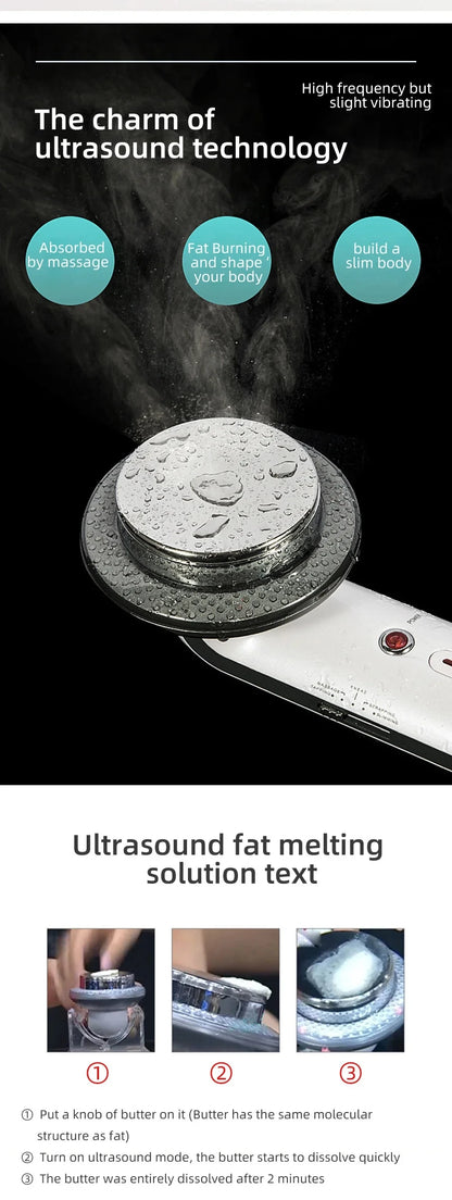 RF & EMS Beauty Massager with LED Light – Skin Firming, Toning & Self-Care Device