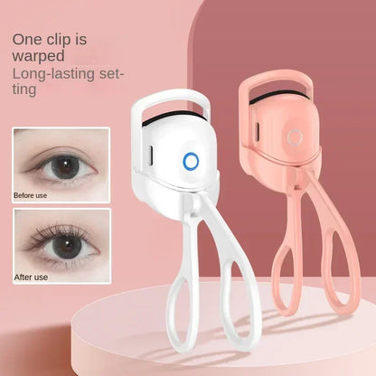 Electric Heated Eyelash Curler – USB Rechargeable, Fast Heating, Portable Lash Lifter for Long-Lasting Curl