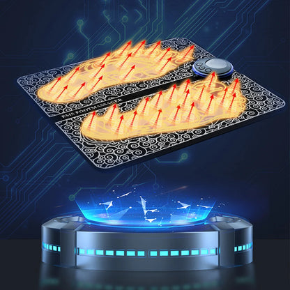 Electric EMS Foot Massager Pad – Muscle Stimulator Massage Mat, USB Rechargeable, for Foot Relaxation & Circulation Improvement