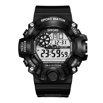 MAYZHISU Men’s Digital Sports Watch | Large Dial | Alarm, Stopwatch & Backlight | 3ATM Water Resistant | Military Style Wristwatch