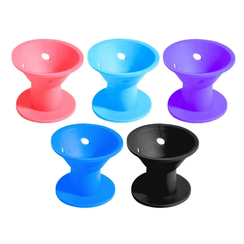 10PCS / 20PCS Silicone Heatless Hair Curlers – Soft Rubber No-Clip Hair Rollers for DIY Waves & Curls
