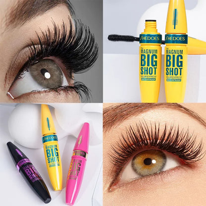 Black Waterproof Lengthening Mascara – Thick, Long-Lasting, Smudge-Proof Eye Makeup Setting Cream