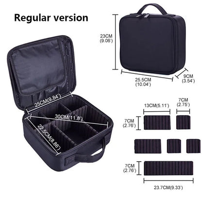 Professional Makeup Case Travel Cosmetic Organizer Waterproof Beauty Storage Bag