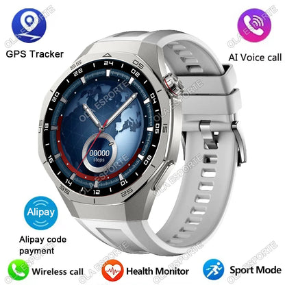 Smart Watch GPS NFC Bluetooth Call 1.52" HD Fitness Tracker Android iPhone