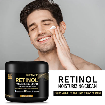 Men’s Retinol Face Moisturizer – Anti-Wrinkle, Anti-Aging, Pore Minimizing, Whitening & Smoothing Cream