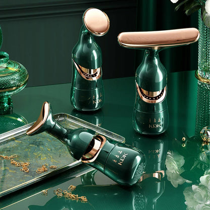 3-in-1 Facial Beauty Massager – Skin Toning Tool for Face, Neck & Eyes