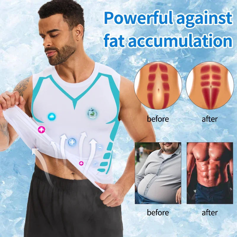 Men's Compression Tank Top Sleeveless Shaping Vest Quick Dry S-2XL