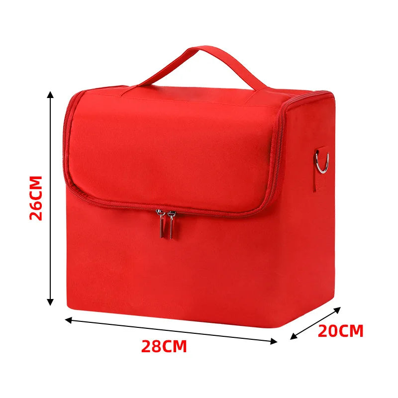 Large Capacity Makeup Bag Cosmetic Organizer Case Waterproof Travel Beauty Box