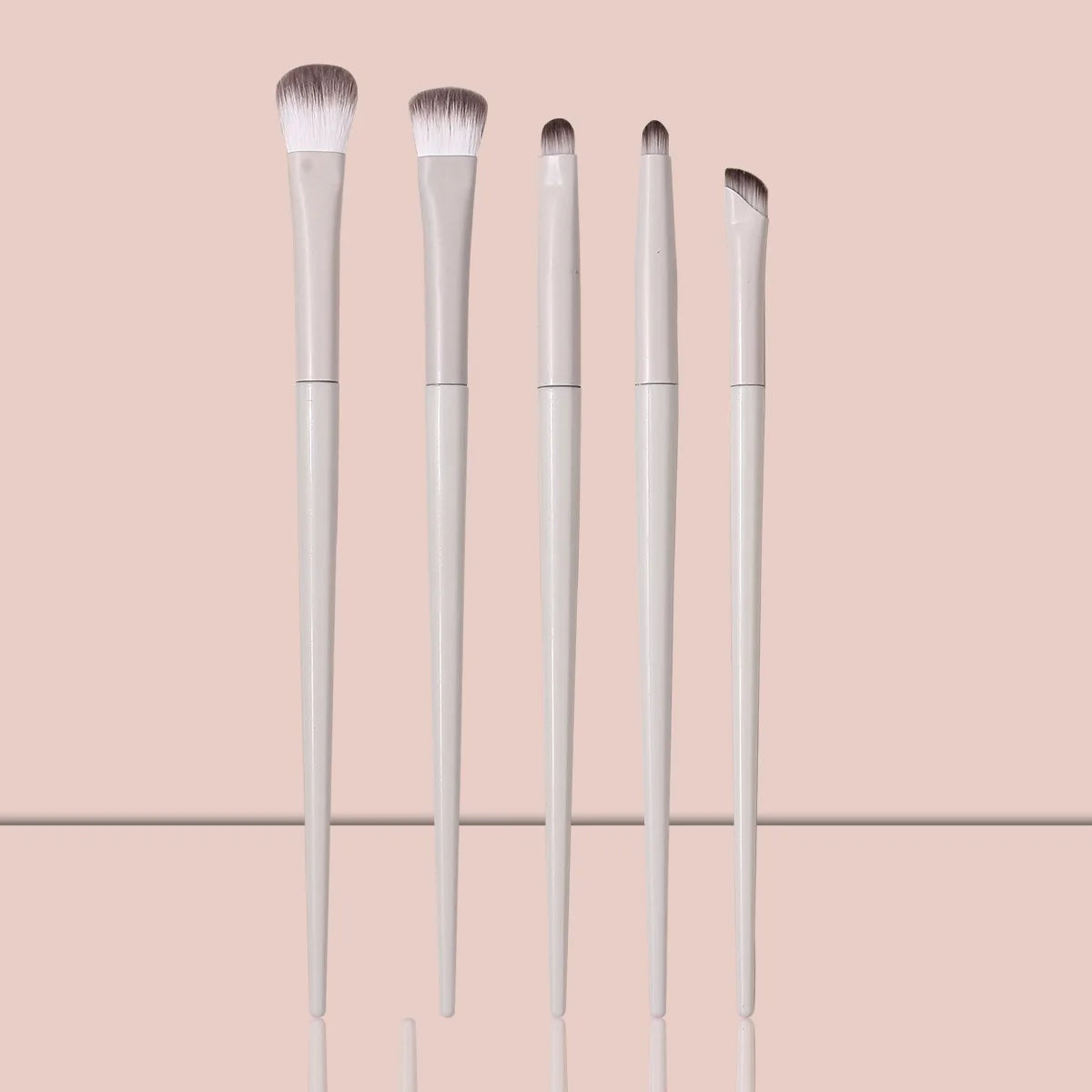 9PCS Professional Eye Makeup Brush Set Ultra Thin Eyeliner Nose Contour Smudge Nylon Brushes K