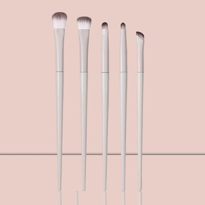 9PCS Professional Eye Makeup Brush Set Ultra Thin Eyeliner Nose Contour Smudge Nylon Brushes K