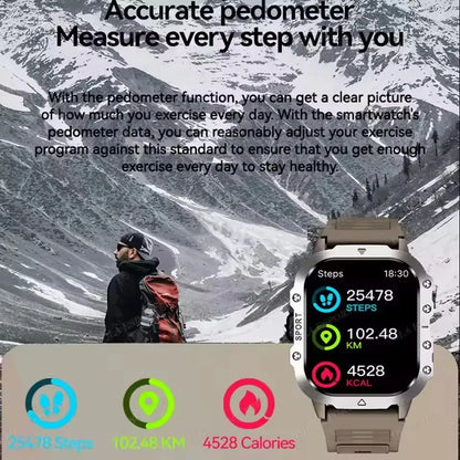 Men’s & Women’s Smart Watch – Fitness Tracker with Heart Rate, Sleep Monitor, Waterproof & Bluetooth Calls for iOS & Android
