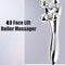 4D Y-Shaped Face-Lift Roller – Silver Facial Massager for Wrinkles, Eye, Neck & Muscle Relaxation