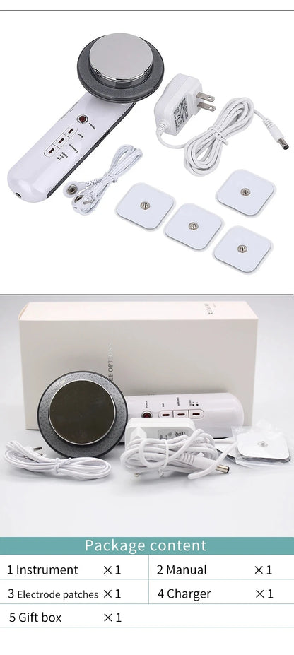 RF & EMS Beauty Massager with LED Light – Skin Firming, Toning & Self-Care Device