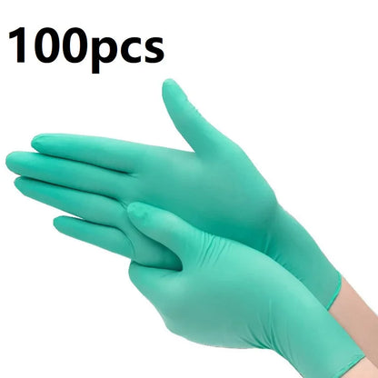 Multi-Color Nitrile Disposable Gloves – Latex-Free, Waterproof, Durable Household Cleaning Gloves (XS/S/M/L Sizes Available)