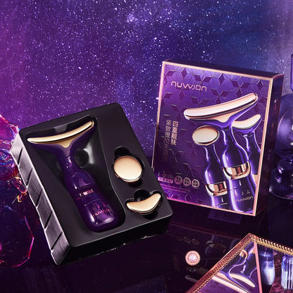 3-in-1 Facial Beauty Massager – Skin Toning Tool for Face, Neck & Eyes