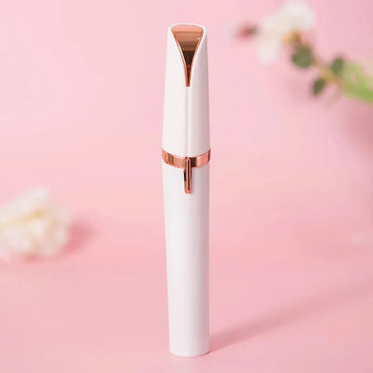 2-in-1 Electric Eyebrow Trimmer & Nose Hair Remover – Portable Facial Grooming Tool