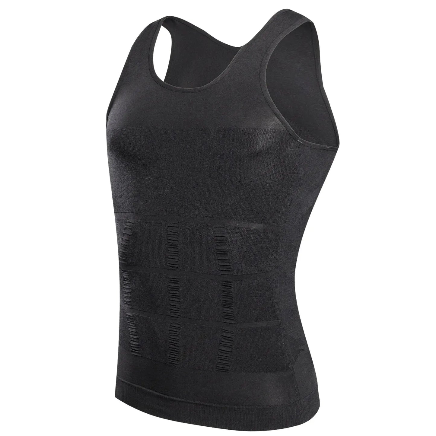 YBFDO Men’s Body Shaper – Slimming Compression Vest, Seamless Waist Trainer Tank Top, Belly Control Weight Loss Shapewear