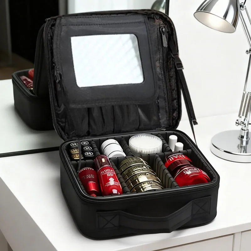 Professional Makeup Case Travel Cosmetic Organizer Waterproof Beauty Storage Bag