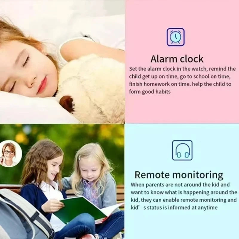 Lenovo Kids Smart Watch SIM Card Calling Camera GPS Touch Screen Android iOS