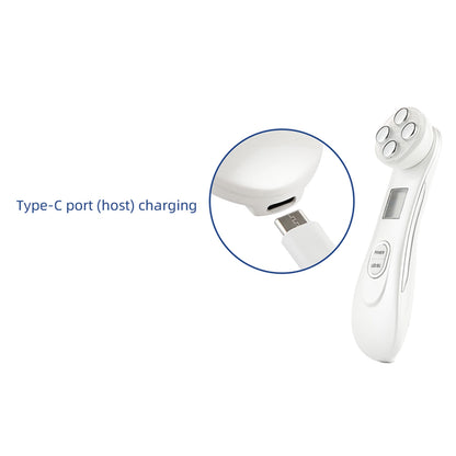 5-in-1 RF EMS LED Photon Beauty Device – Skin Lifting, Anti-Wrinkle & Tightening Facial Massager
