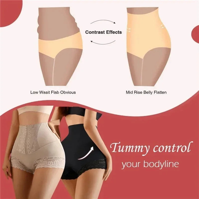 Women’s High Waist Shapewear Shorts Tummy Control Body Shaper Panties Slimming Underwear
