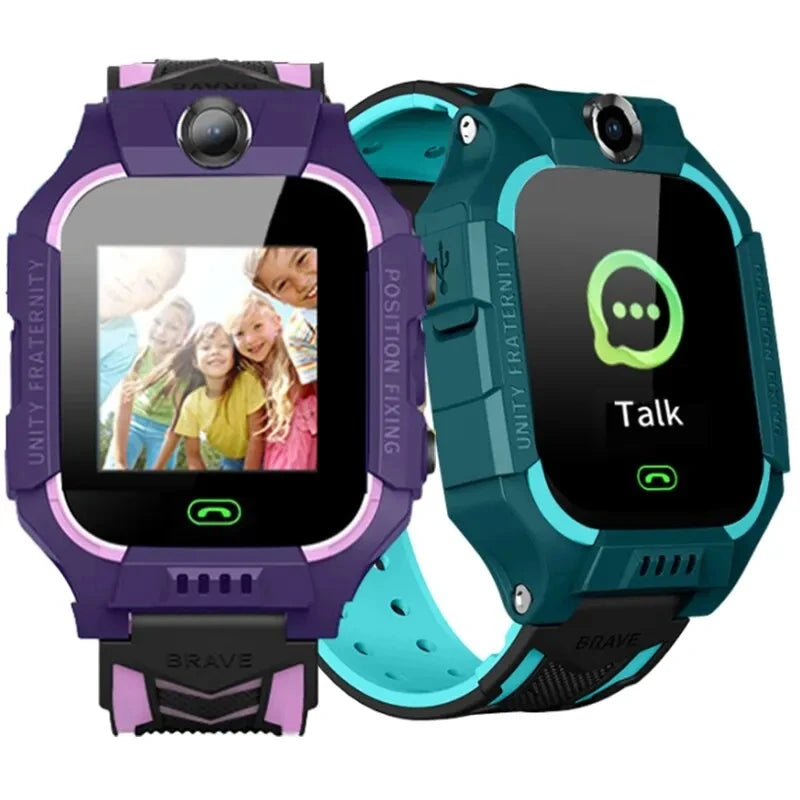 Kids 2G Smart Watch SIM Card SOS Call Camera Voice Chat Touch Screen Q19