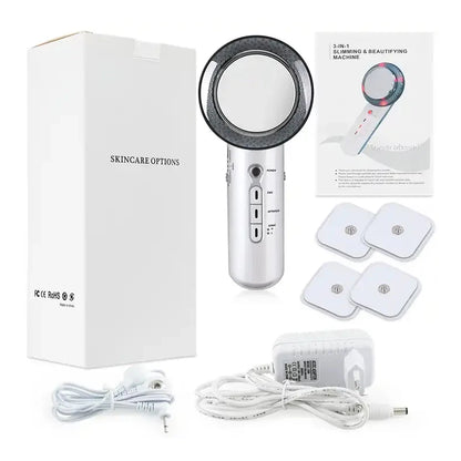 RF & EMS Beauty Massager with LED Light – Skin Firming, Toning & Self-Care Device
