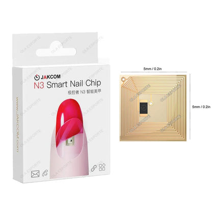 NFC Smart Nail Chip Tag for Android iPhone Virtual Call SOS Contact Waterproof