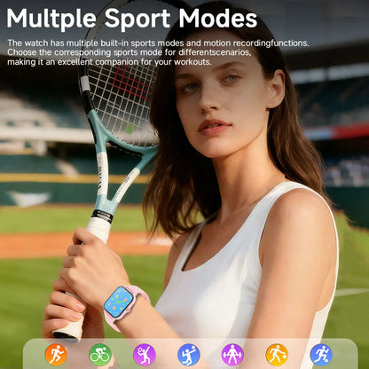 Smart Watch 1.83" HD Bluetooth Call Fitness Tracker for Android iPhone