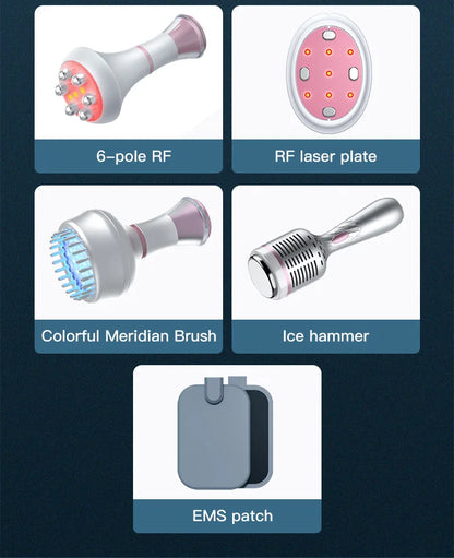 9-in-1 Cavitation & RF Skin Tightening Machine – Ultrasonic Body Toning, Skin Firming & Facial Rejuvenation Device