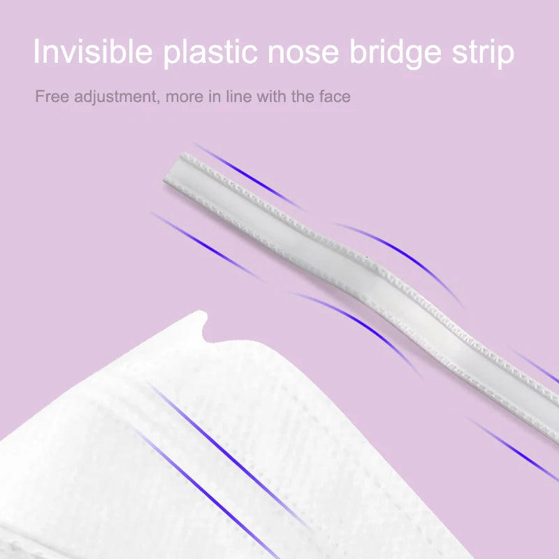 30PCS KN95 / FFP2 Multicolor Face Masks – 3D Fish Design, 3-Layer Disposable Protective Masks, Individually Packaged for Adults