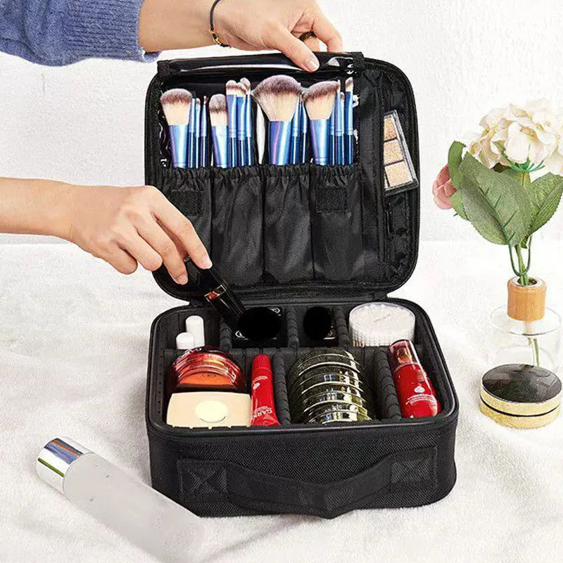 Professional Makeup Case Travel Cosmetic Organizer Waterproof Beauty Storage Bag
