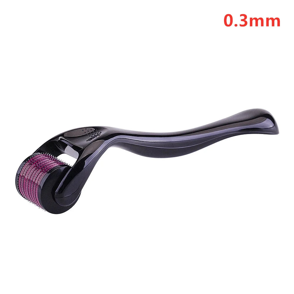 540 Needle Derma Roller 0.2–0.3mm Microneedle Tool for Face, Beard & Body Skin Care