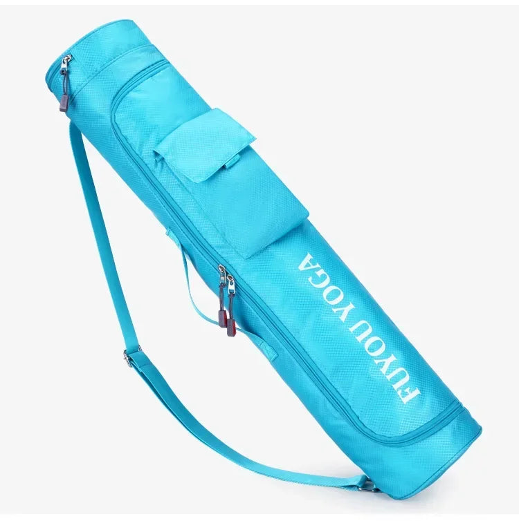 Yoga Mat Carrying Bag with Zipper Pockets – Large Capacity Fitness Gym Knapsack, Waterproof Sports Yoga Mat Holder (Women)