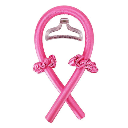 Heatless Curling Rod Headband – Soft Foam Hair Curlers for Sleeping, No-Heat Silk Curl Ribbon for Natural Waves & Curls
