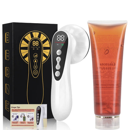 Electric Vibrating Body Massager with Heat & Red Light – Handheld Skin Firming & Body Sculpting Device