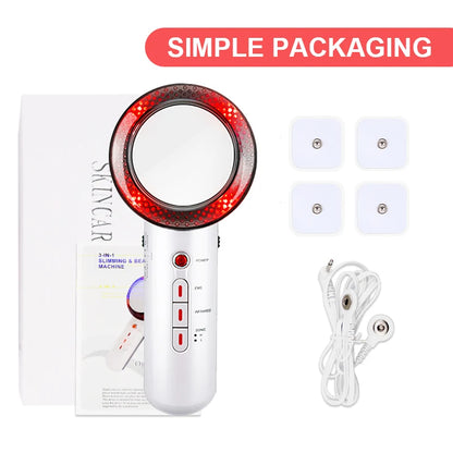 3-in-1 Ultrasonic Body Slimming & Weight Loss Massage Device – Microcurrent, Infrared & Electric Therapy