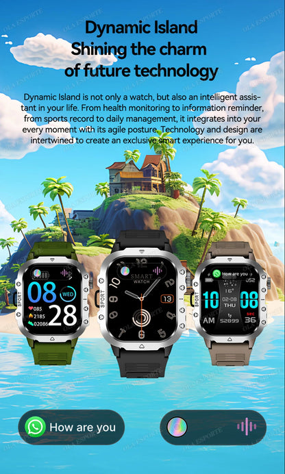 Men’s & Women’s Smart Watch – Fitness Tracker with Heart Rate, Sleep Monitor, Waterproof & Bluetooth Calls for iOS & Android