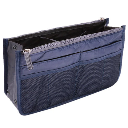 Multi-Color Handbag Organizer Insert – Travel Makeup Bag & Cosmetic Storage Tote for Women