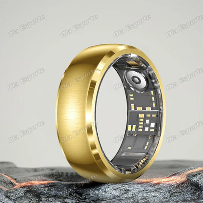 Smart Ring Fitness Tracker Call Alerts Sleep Monitor IP68 Waterproof Ring