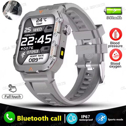 Men’s & Women’s Smart Watch – Fitness Tracker with Heart Rate, Sleep Monitor, Waterproof & Bluetooth Calls for iOS & Android