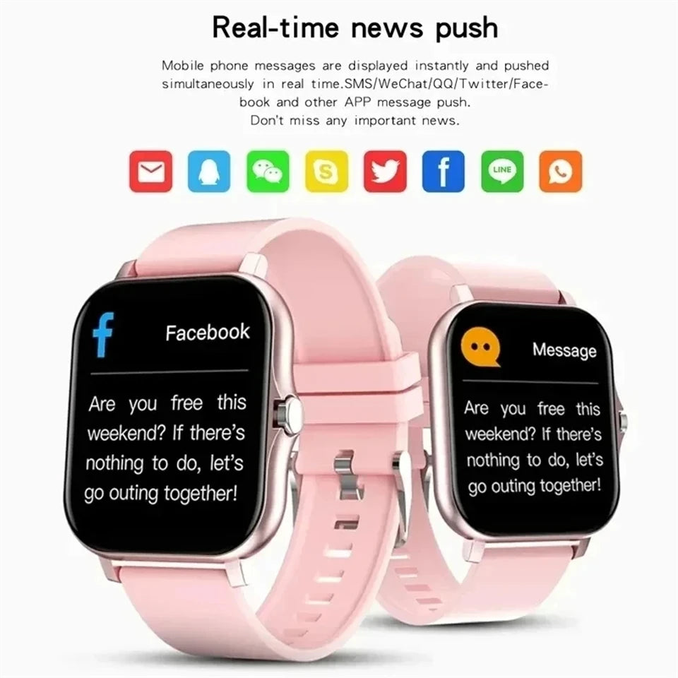 Smartwatch for Men & Women – Full Touch Screen, Bluetooth Calling, Sport & Fitness Tracker