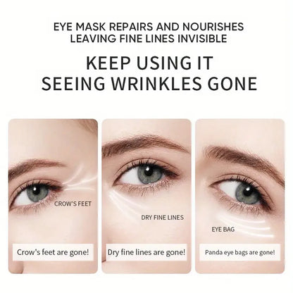 60pcs Aloe Vera Collagen Eye Masks – Anti-Dark Circles, Puffy Eyes, Moisturizing & Firming Under Eye Patches for Skincare