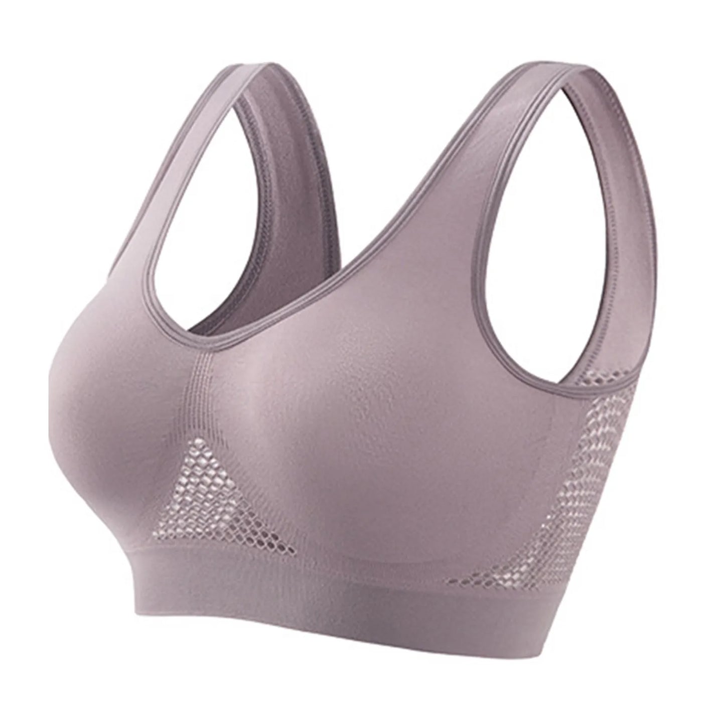 Women’s Sports Bra – Breathable Support Yoga & Running Bra, Soft Shock-Absorbing Fitness Top (No Underwire)