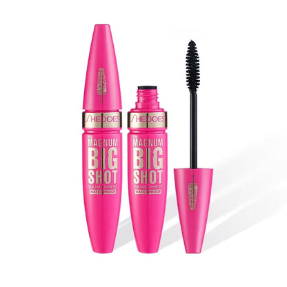 Black Waterproof Lengthening Mascara – Thick, Long-Lasting, Smudge-Proof Eye Makeup Setting Cream
