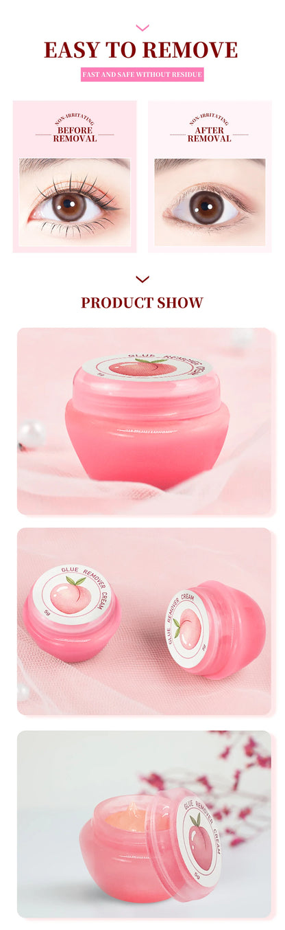 GTGDHNY Eyelash Glue Remover – Professional Cream Adhesive Remover for Eyelash Extensions, Quick Dissolving & Gentle Formula
