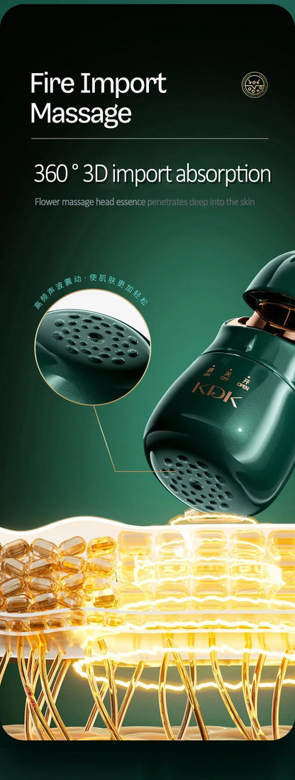 3-in-1 Facial Beauty Massager – Skin Toning Tool for Face, Neck & Eyes